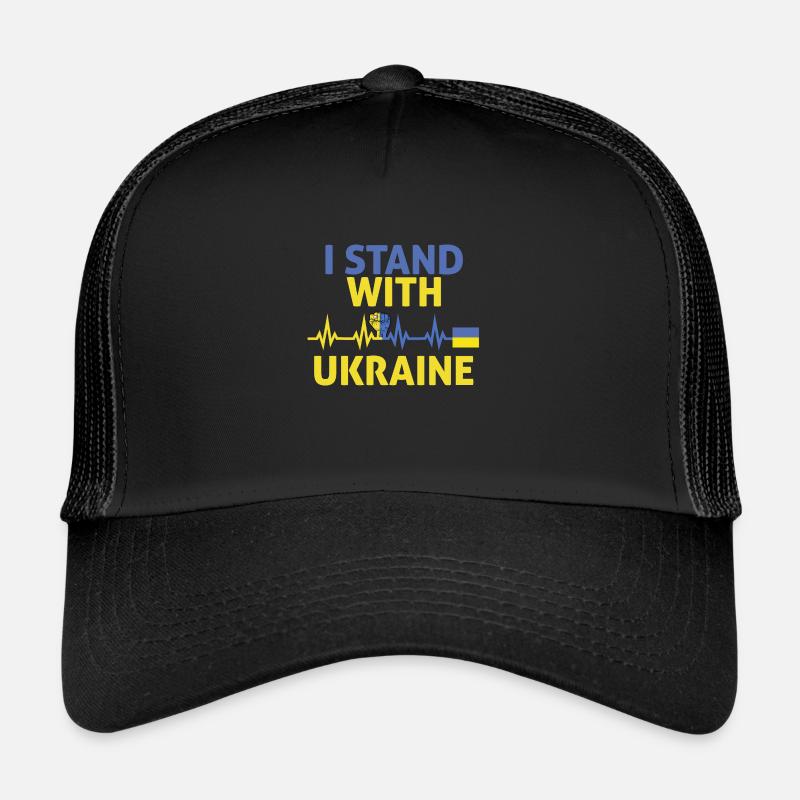 Je suis avec ukraine glag Casquette trucker 