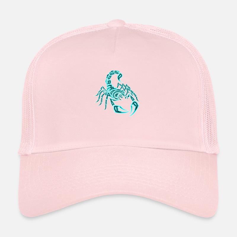 Scorpion, turquoise Casquette trucker 