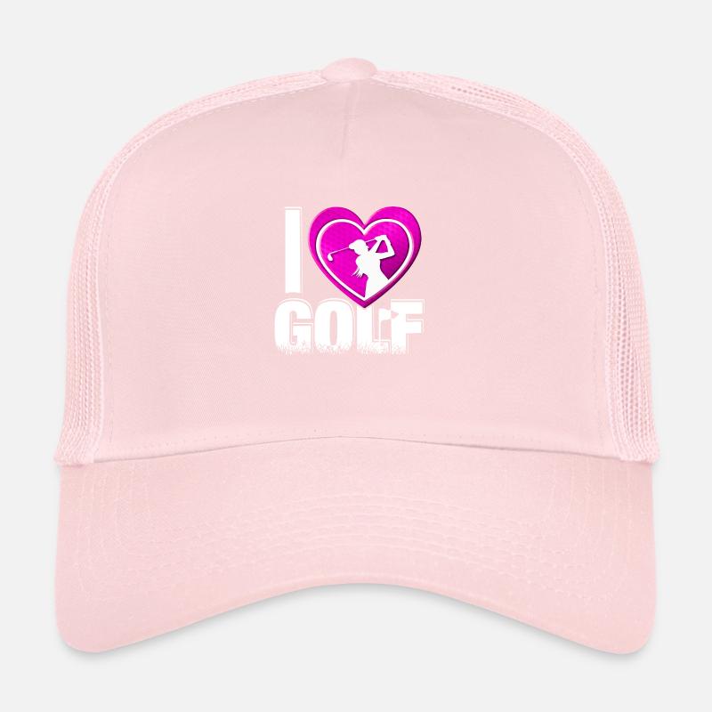 J’adore GOLF - Design de golf pour les golfeuses 3 Casquette trucker 