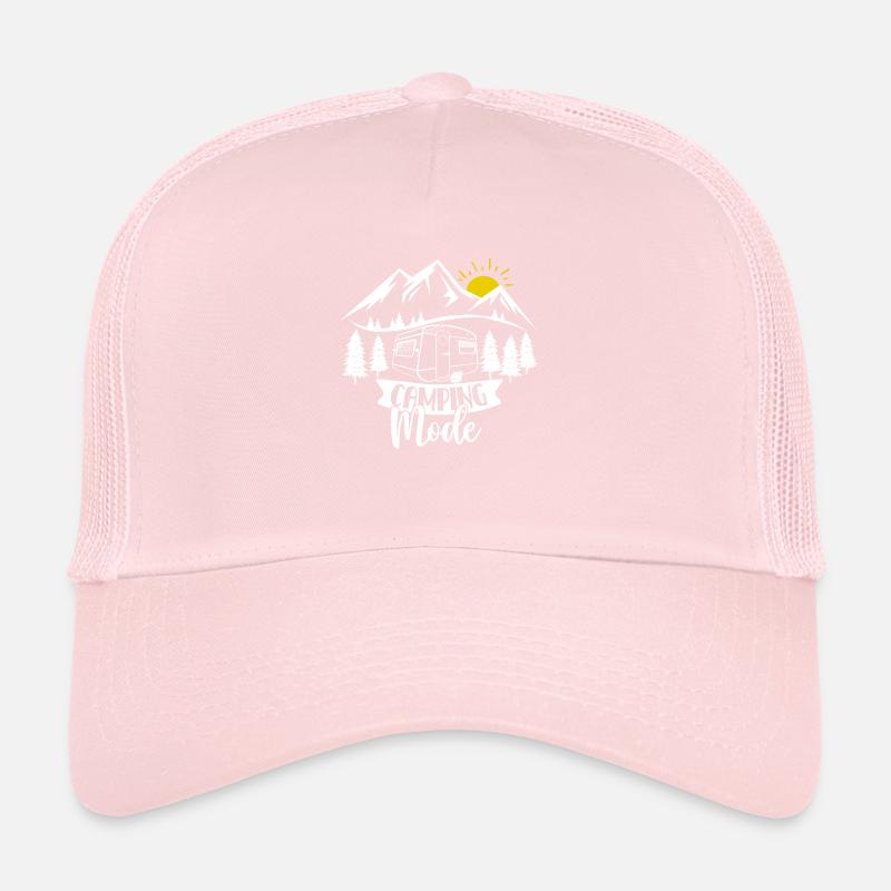 Camping Mode mit Wohnwagen - für alle Campingfans Trucker Cap