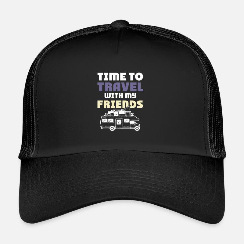 mit freunde reisen Trucker Cap