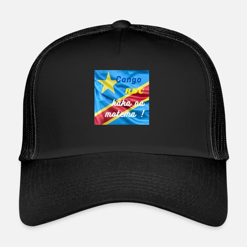 Congo RDC kaka na motema ! Casquette trucker 