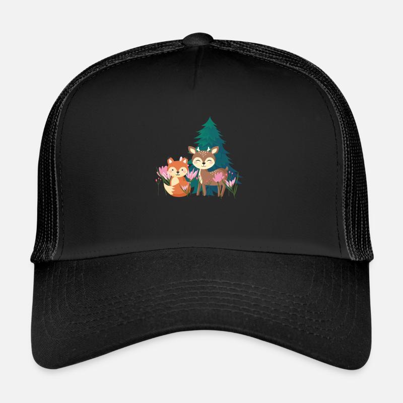 cute forest animals Trucker Cap