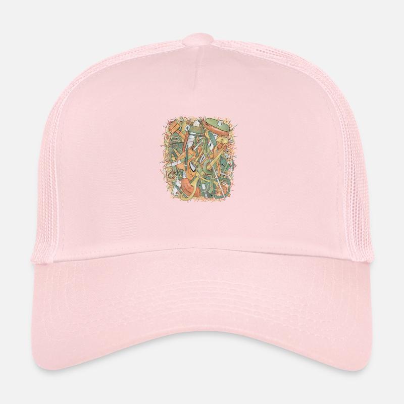 Outils de création. Casquette trucker 
