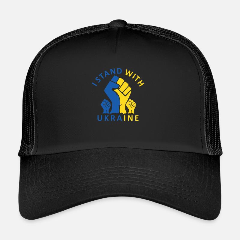 I Stand with Ukraine Trucker Cap
