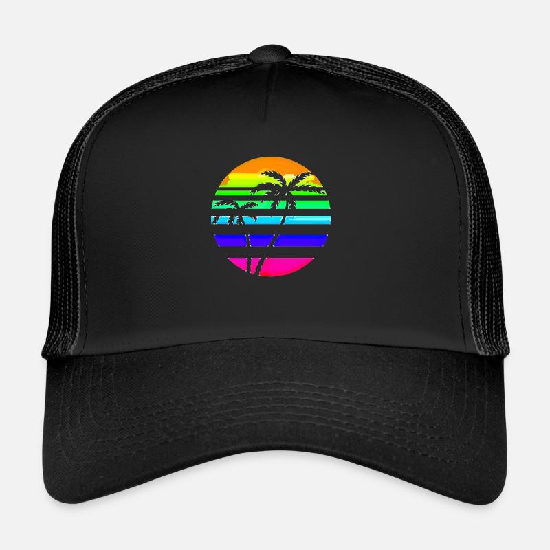 Palmen | Sommer | Sonne | Urlaub Trucker Cap