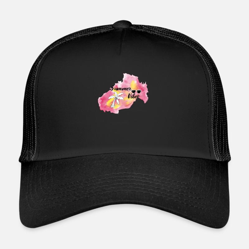 SummerVibes - Trucker Cap - Schwarz/Schwarz