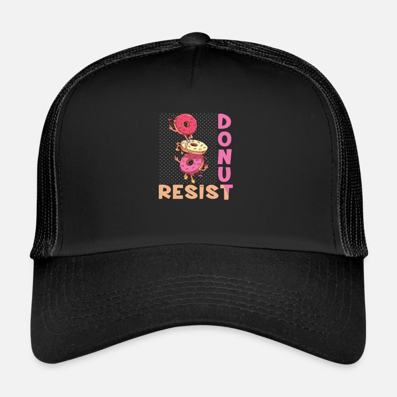 Résister aux beignets Casquette trucker 