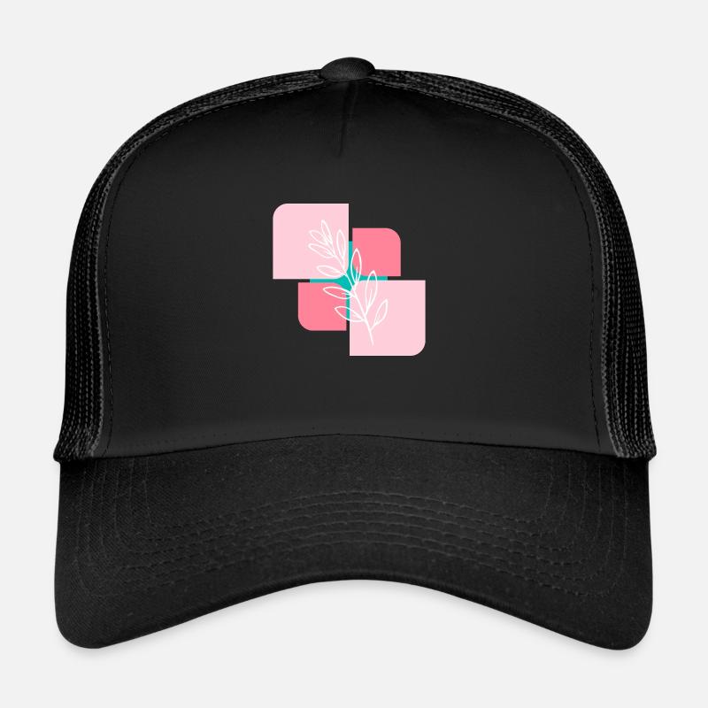 été 2022 - Casquette trucker  - noir/noir