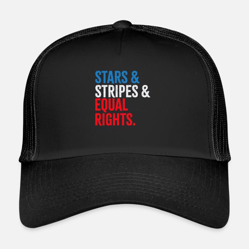 Stars & Stripes & Equal Rights Trucker Cap