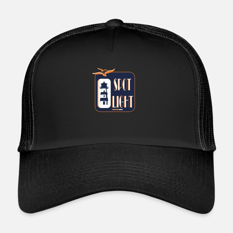 Cool Lighthouse Motif Sea Coast Beach Gift Trucker Cap