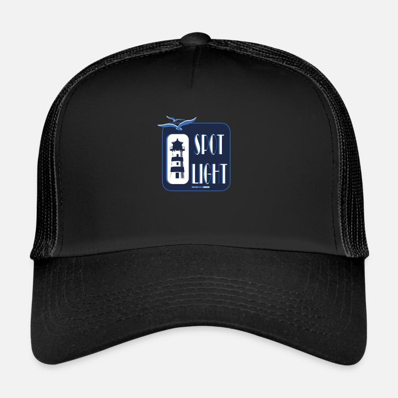 Cool Lighthouse Motif Sea Coast Beach Gift Trucker Cap