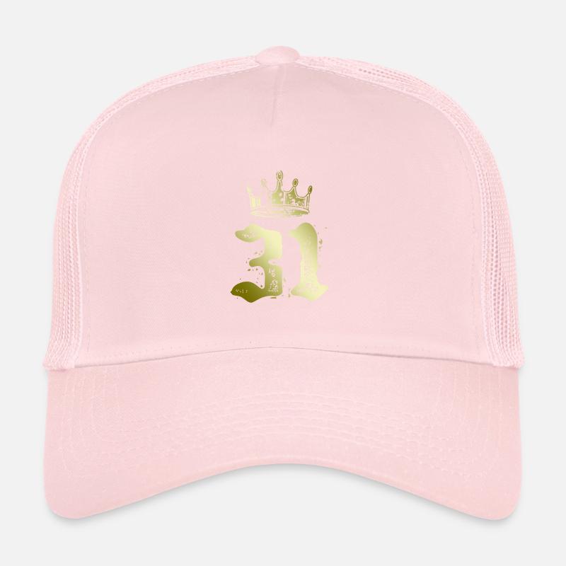 31 Couronne numérique Casquette trucker 