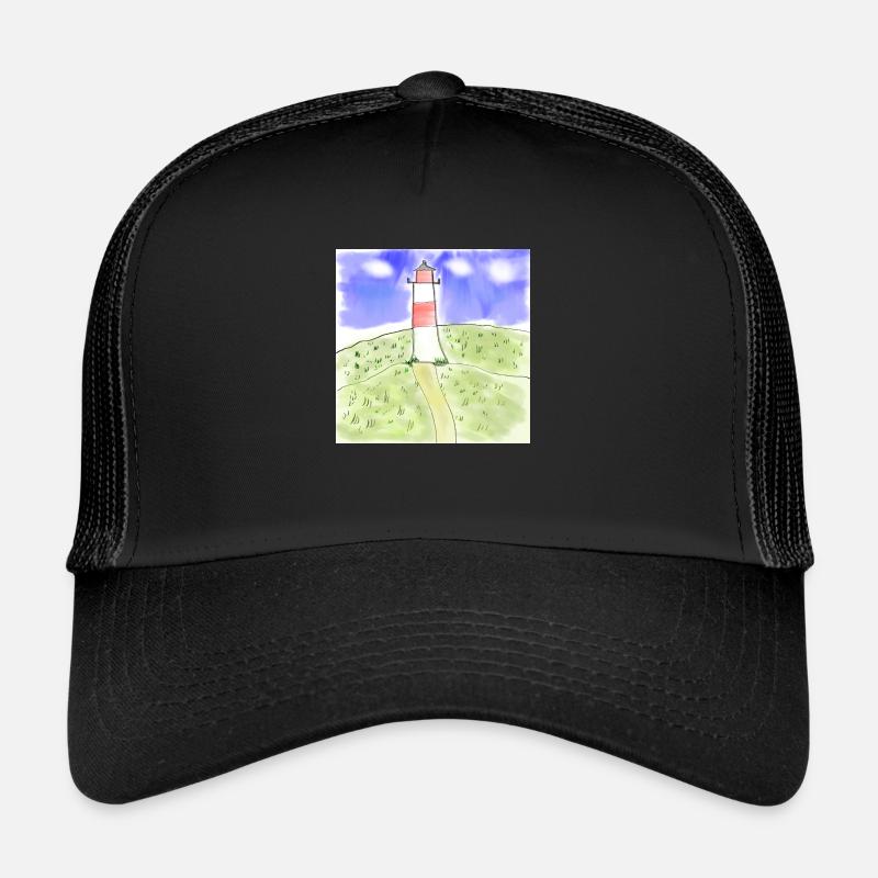 Phare - Casquette trucker  - noir/noir