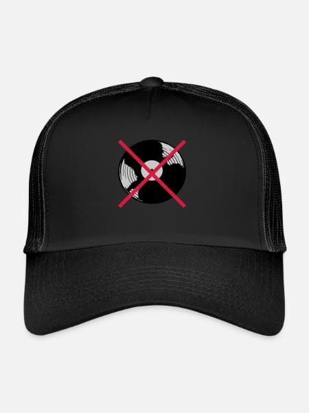 Forbidden Vinyl Record Music - Trucker Cap - black/black - Front