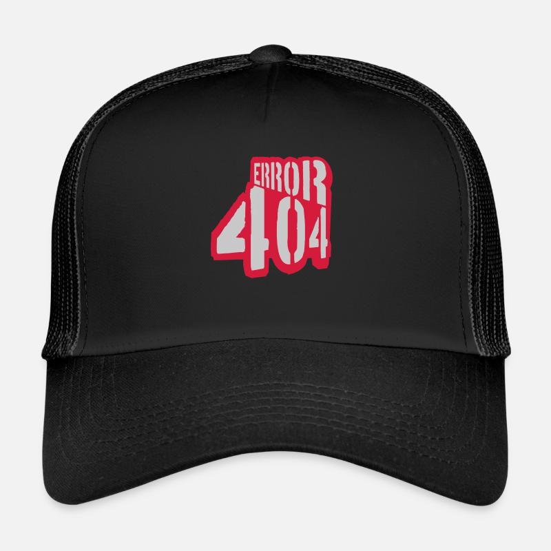 Erreur 404 Message Network Casquette trucker 