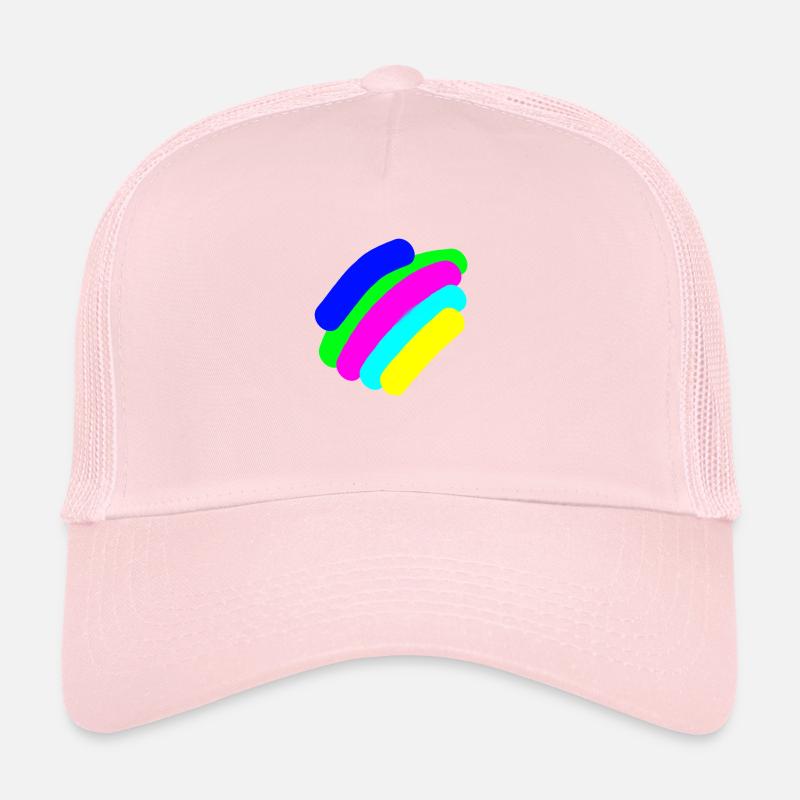 COLOR RAINBOW Mix Trucker Cap