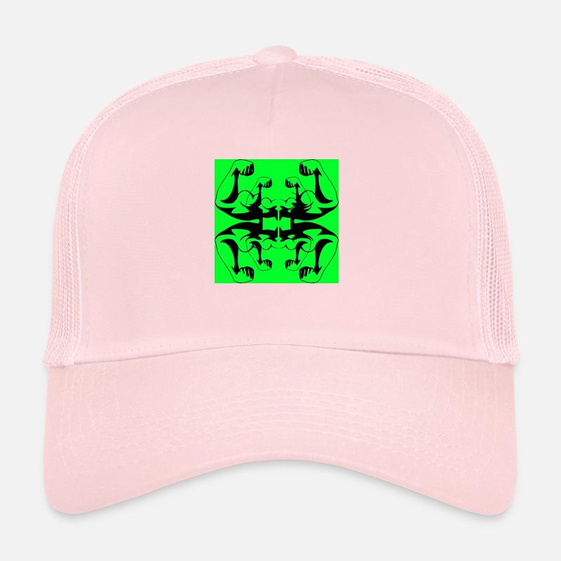 Green Powerful Casquette trucker 