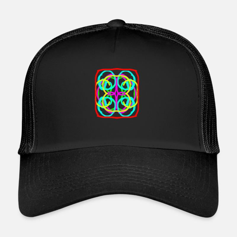 Cercle de couleur Casquette trucker 