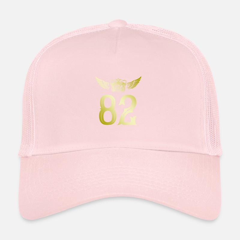 82 Zahl Krone Trucker Cap