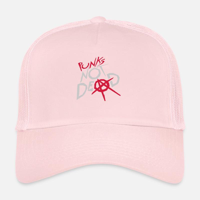 punks not dead Zitat Trucker Cap