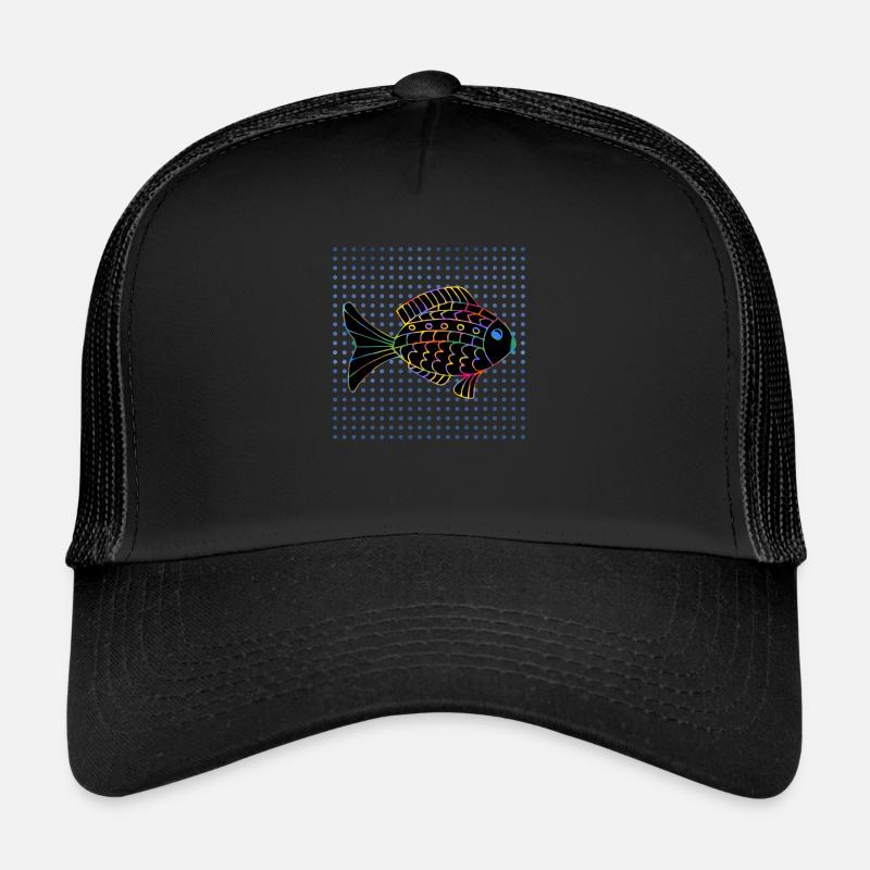 Poisson Casquette trucker 