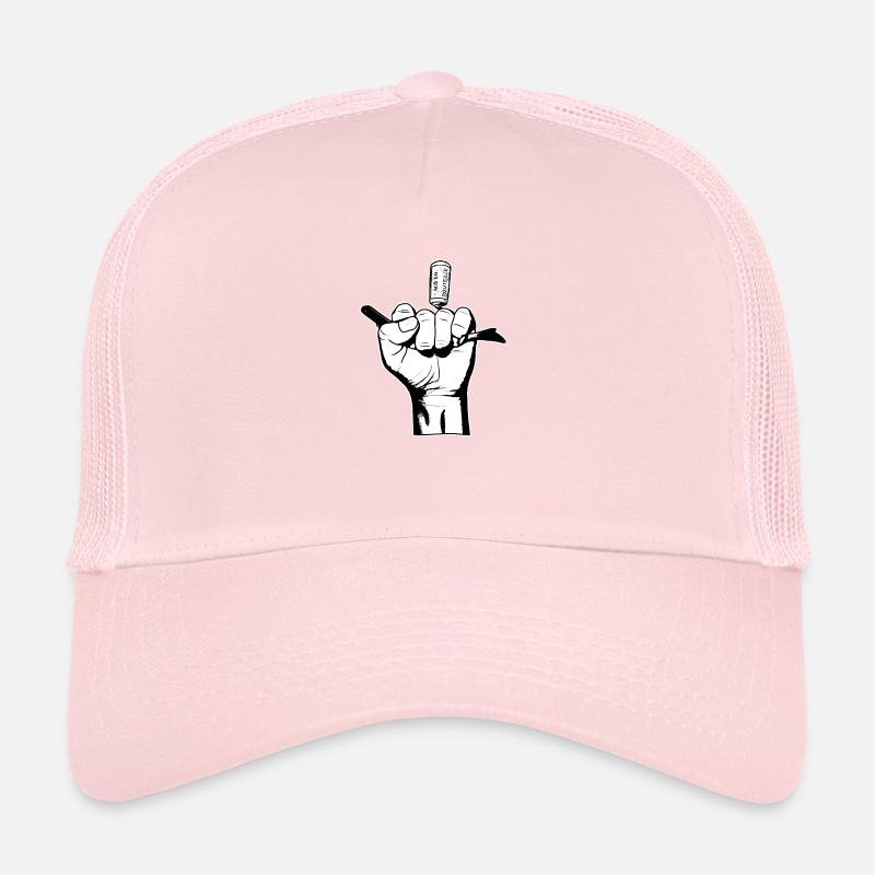 Der böse Junge in Schwarz-Weiß Trucker Cap