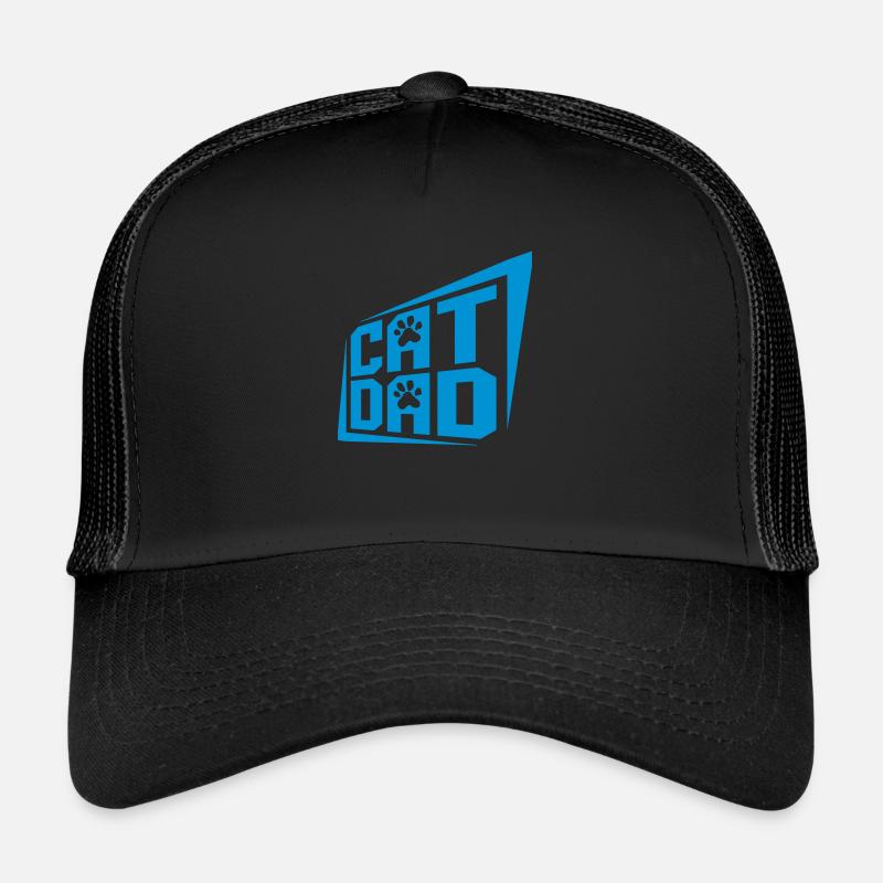 Conception du logo Cat Dad Casquette trucker 