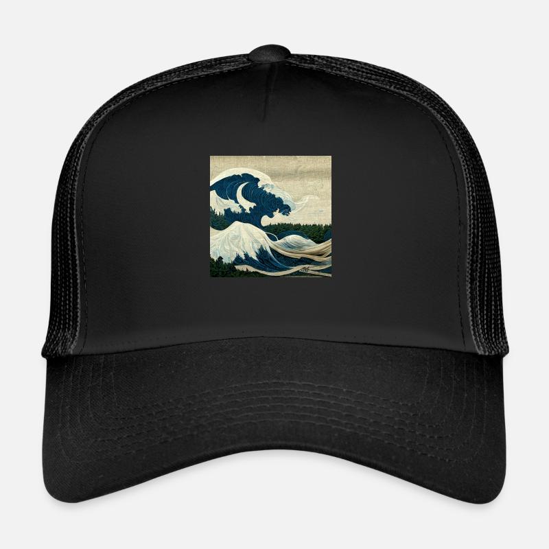Die große Welle Trucker Cap