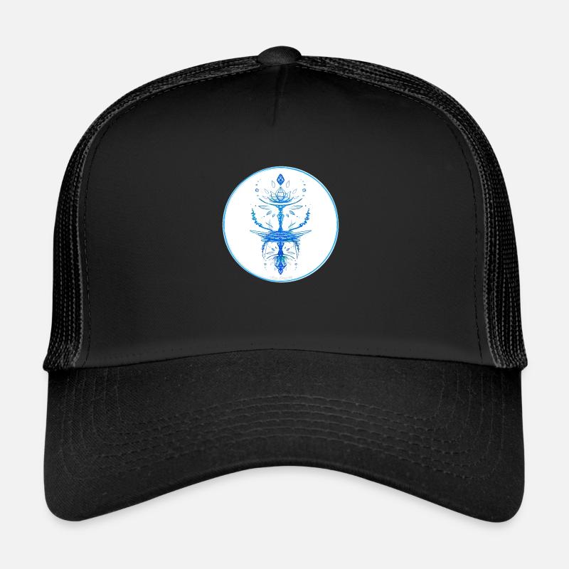 Collection Mystique ~ bleu clair ~ n°3 Casquette trucker 