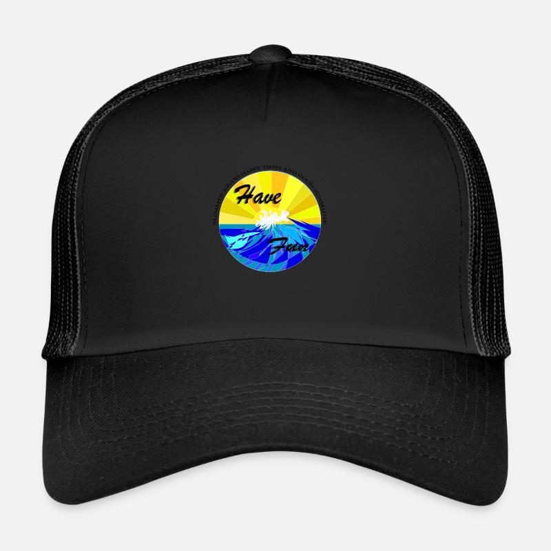 have fun - Casquette trucker  - noir/noir