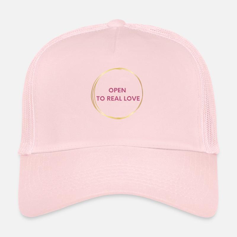 open to real love Casquette trucker 