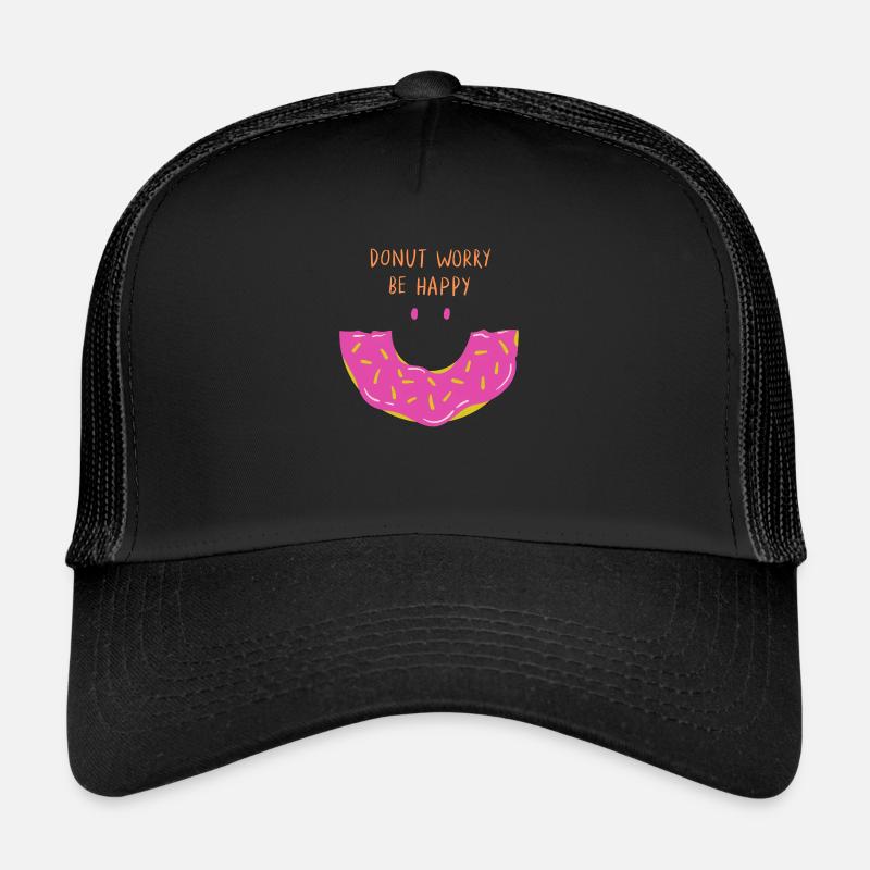 Donut worry be happy Trucker Cap