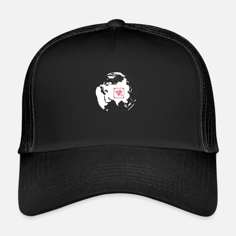 Asia - Trucker Cap - Schwarz/Schwarz