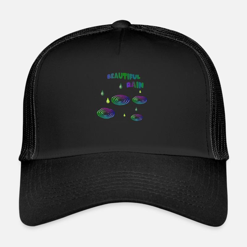 Beautiful Rain - Trucker Cap - black/black