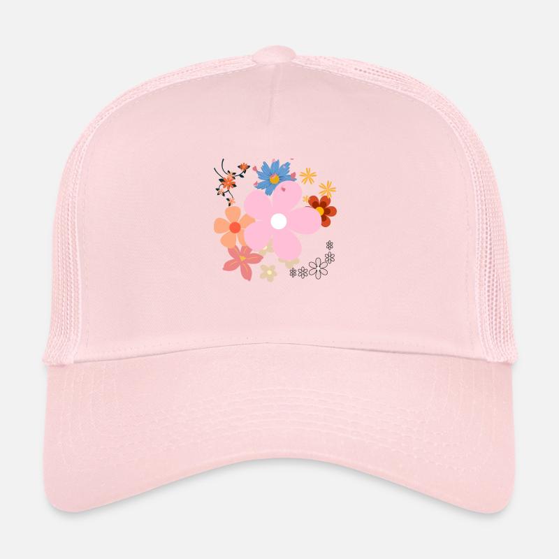 FLORAL Casquette trucker 