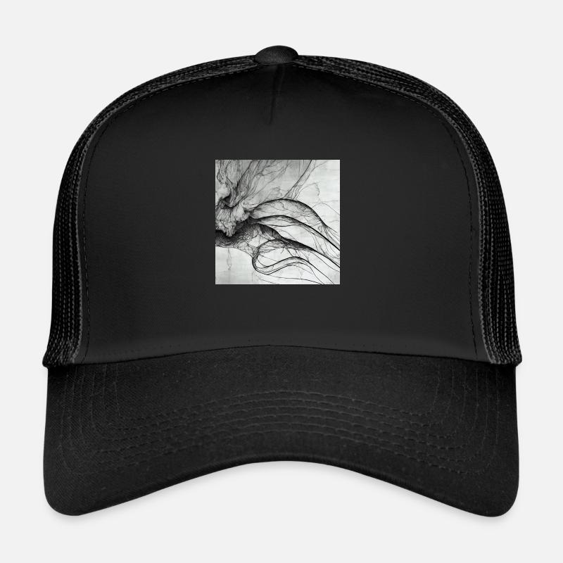 Ein Strich Kunst Trucker Cap