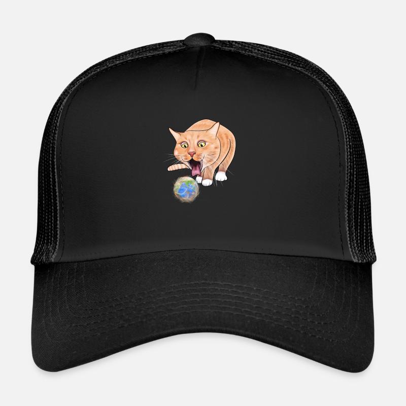 Chaton - Casquette trucker  - noir/noir