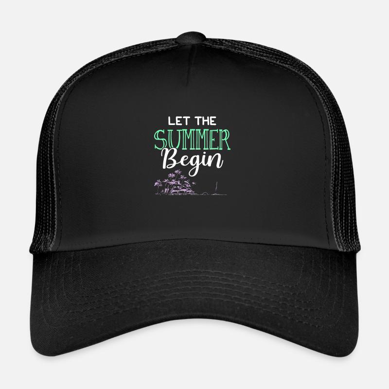 lass den sommer beginnen Trucker Cap