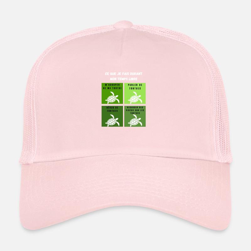 ce que je fais durant mon temps libre tortue Casquette trucker 