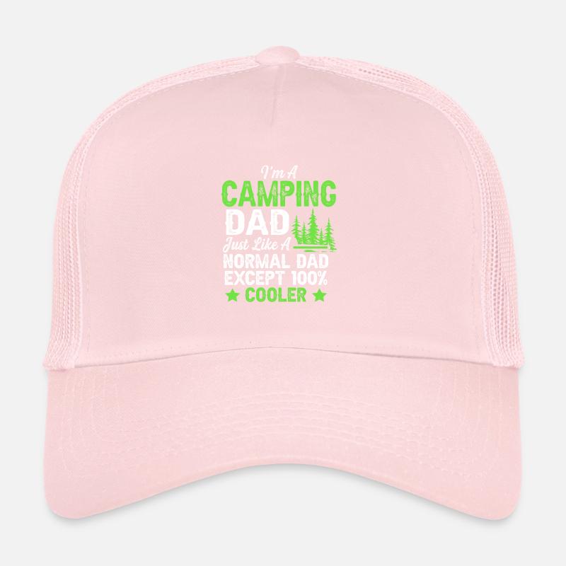 camping papa dad Trucker Cap