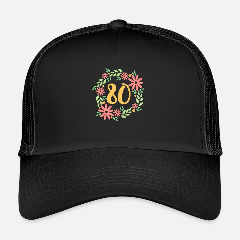 Cadeau du 80e anniversaire Casquette trucker 