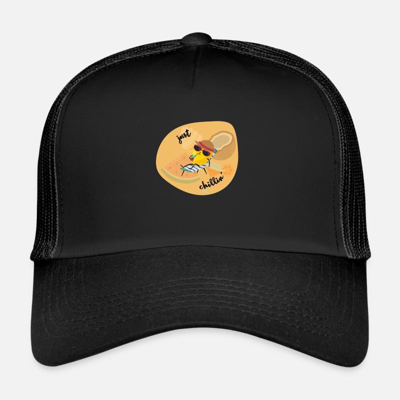Summer summer chill relax lemon lazy Trucker Cap