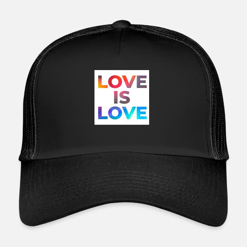 Love is Love - Trucker Cap - black/black