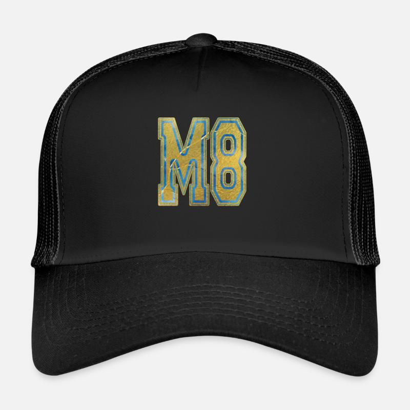M8 - MACHT - Gold, Marmor, Berufung, Glaube Trucker Cap