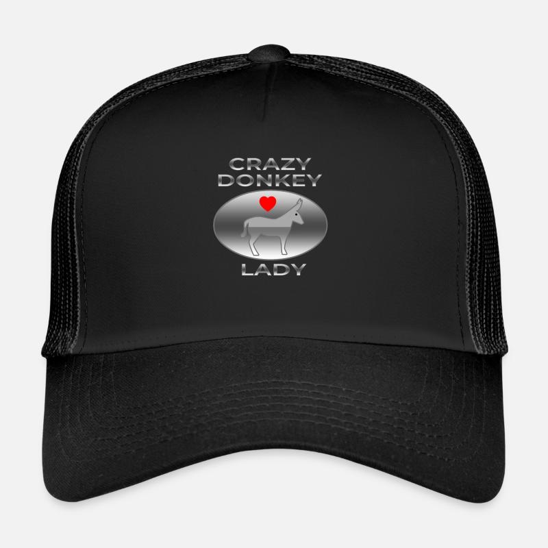 Esel - Trucker Cap - Schwarz/Schwarz