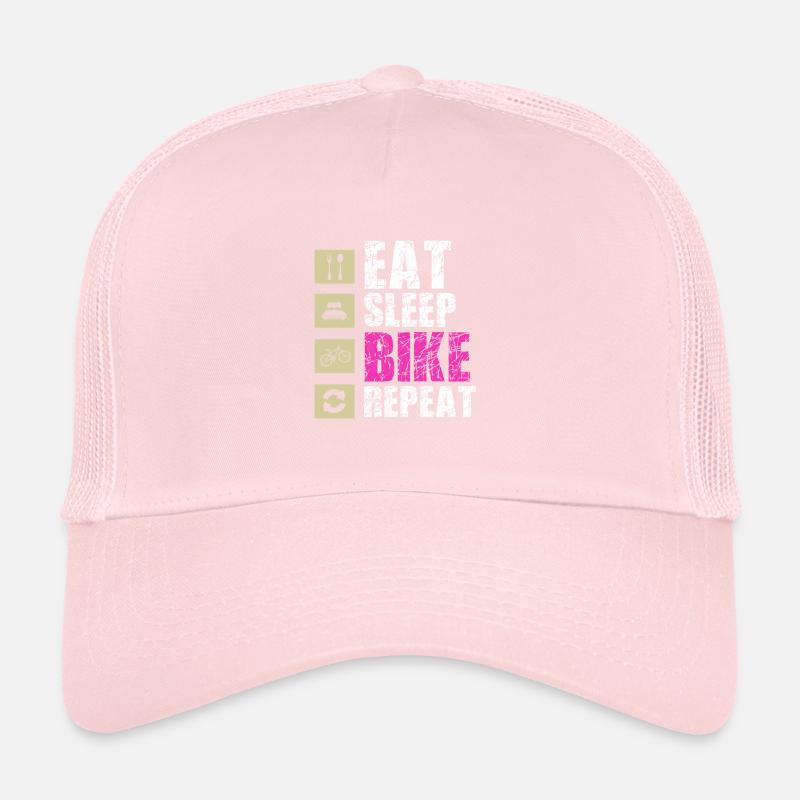manger le vélo de sommeil répéter Casquette trucker 