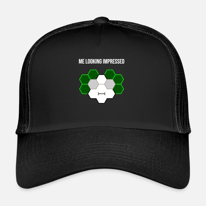Me looking impressed - Trucker Cap - black/black