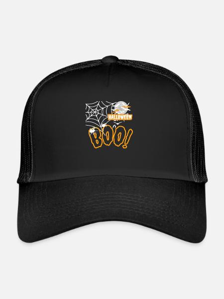 HALLOWEEN - Trucker Cap - black/black - Front