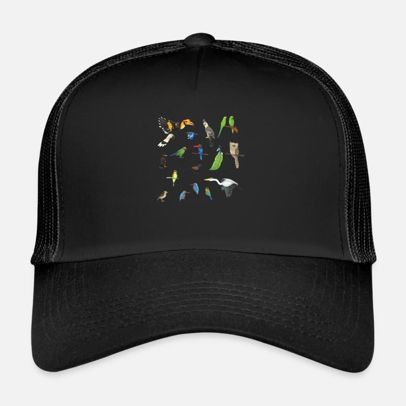 Oiseaux d’Asie Casquette trucker 